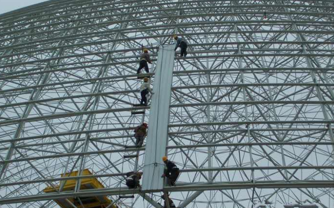 漳州网架装配好以后应当留神哪八项验收事件