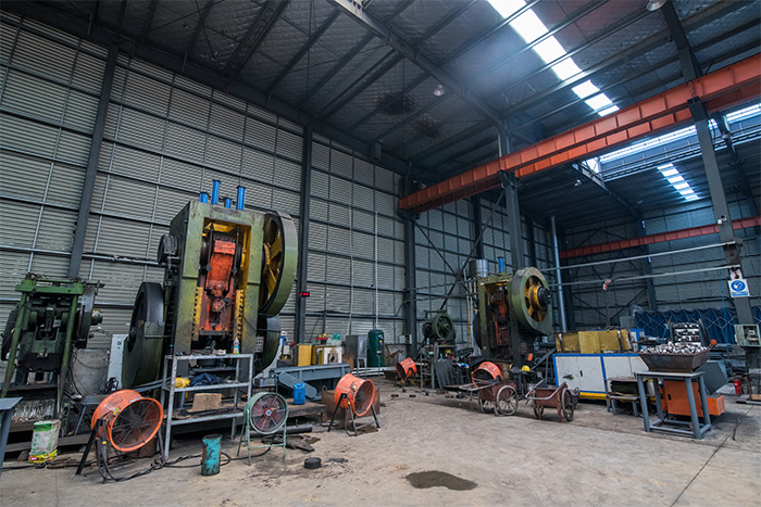 漳州网架配件-锥头加工车间